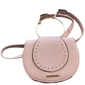 Rampage Pink Studded Mini Crossbody